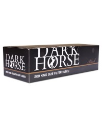 Сигаретные гильзы Dark Horse Black (черные) 200 шт.