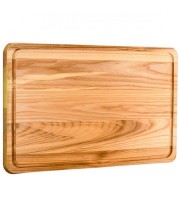 Доска разделочная деревянная прямоугольная 45х30х2 см
