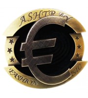 Сувенирная пепельница Ashtray знак евро 1PCS